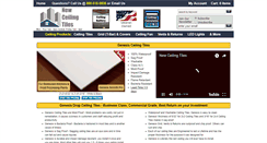 Desktop Screenshot of newceilingtiles.com