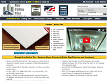 Tablet Screenshot of newceilingtiles.com